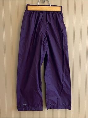 Mountain Warehouse Purple Waterproof Splash Pants Child Size 7-8 years